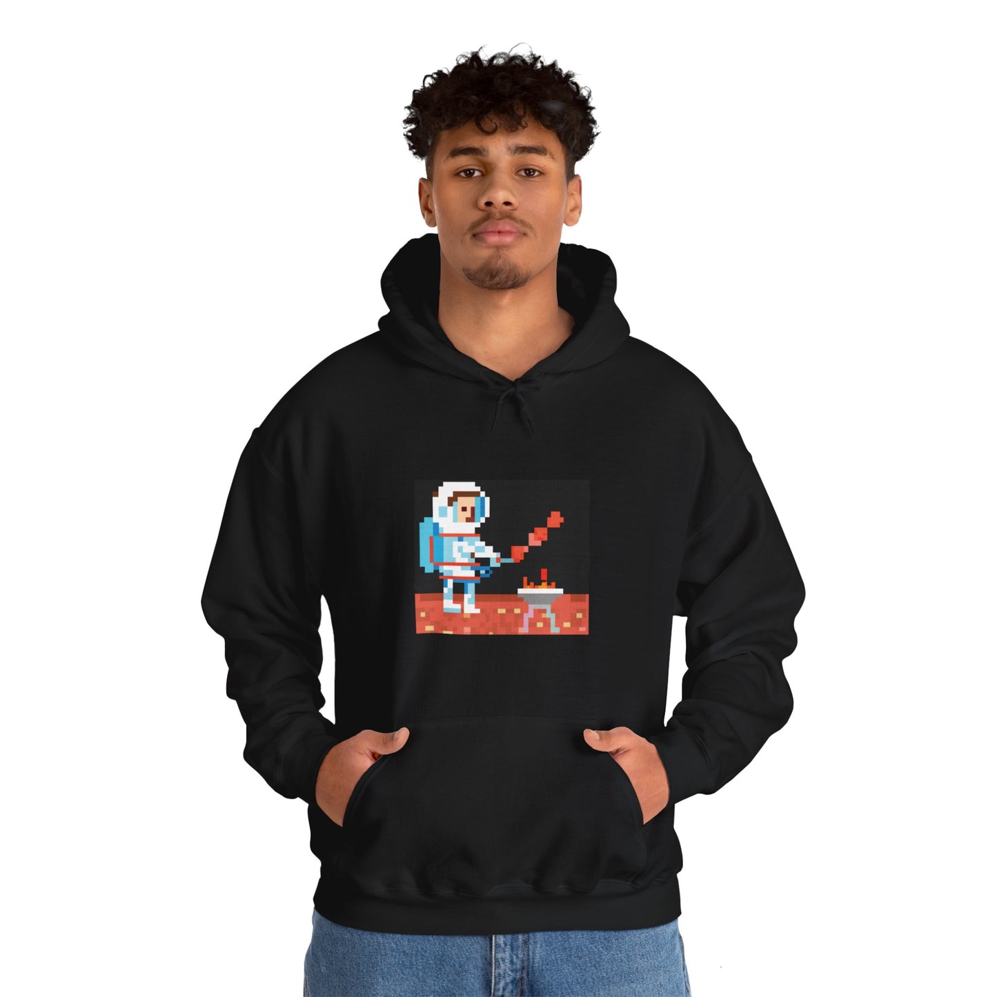 Barbeque on Mars Hooded Sweatshirt