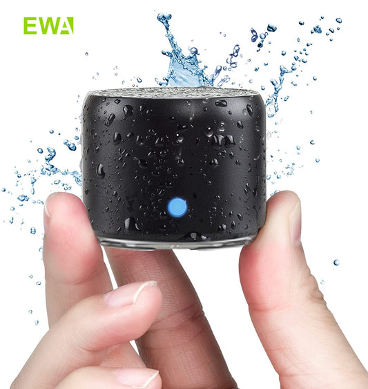 EWA A106 Pro Mini Waterproof Bluetooth Speaker with Custom Bass Radiator