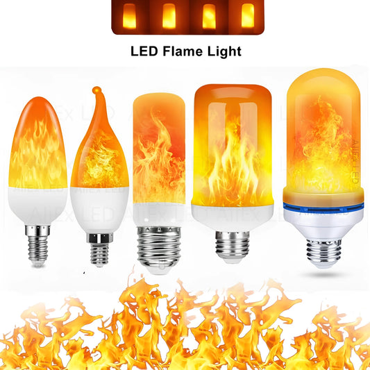 LED Atmosphere Light Flame Flashing Candle Light Led Bulbs