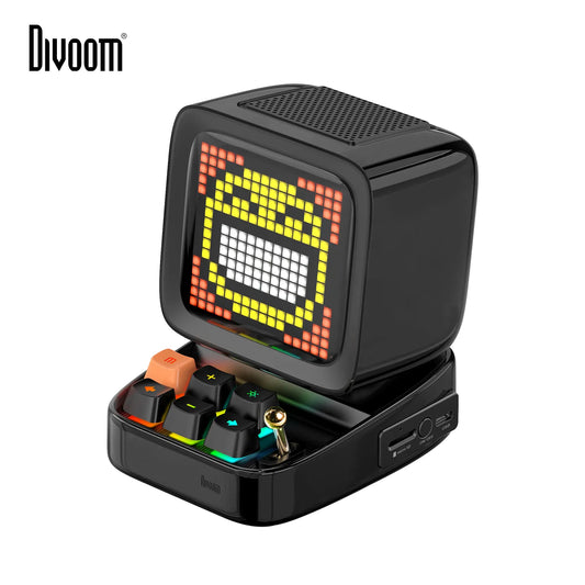 Divoom Ditoo Retro Pixel Art Bluetooth Portable Speaker Alarm Clock DIY LED Display Board